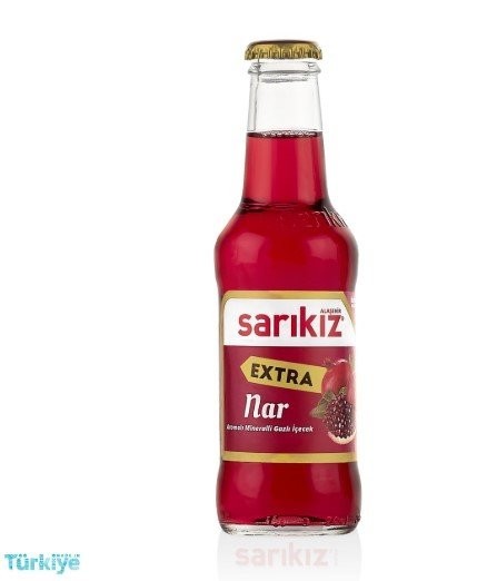 SARIKIZ EXTRA FRUIT SODA 200 ML POMEGRANATE*24