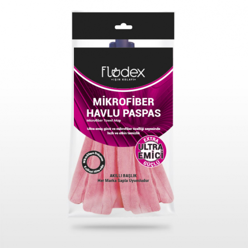 FLODEX EXTRA STRONG MICROFIBER TOWEL MOP*24