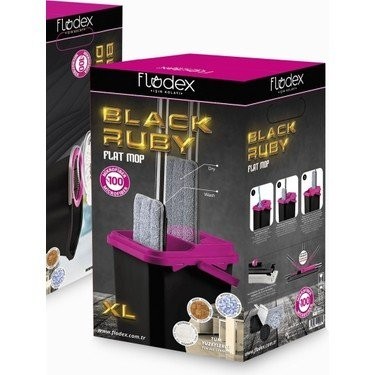 FLODEX CLEANING SET BLACK RUBY MOP*1