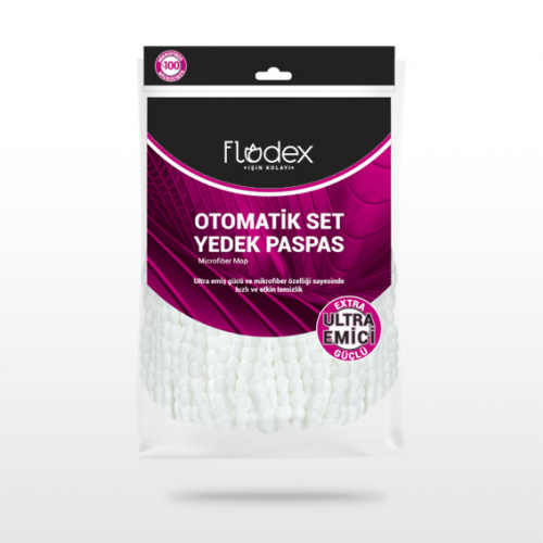 FLODEX AUTO CLEANING SET MICROFIBER SPARE MOP*24