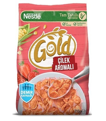 NESTLE CORNFLAKES GOLD STRAWBERRY 310 GR*12