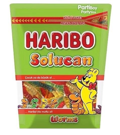 HARİBO 200 GR WORMS DOYPACK*9