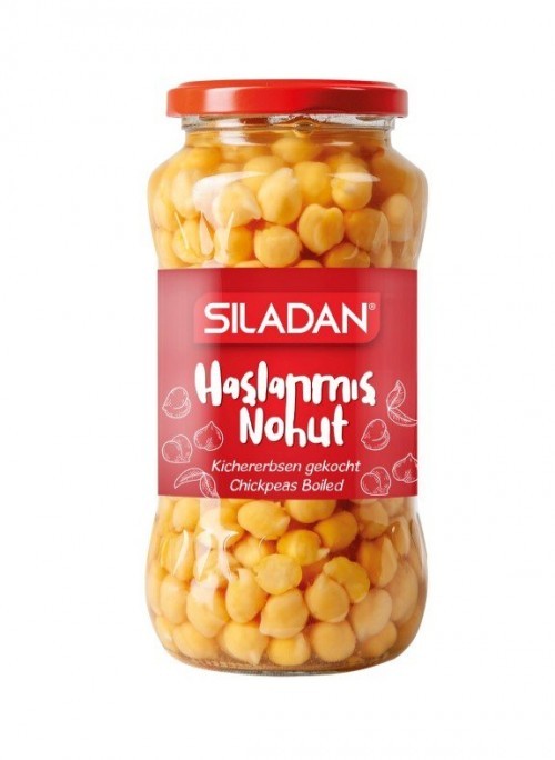 SILADAN 580 GR GLASS CHICKPEAS*12