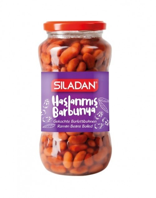 SILADAN 580 GR GLASS BOILED KIDNEY BEAN*12