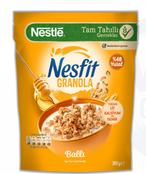 NESTLE NESFIT GRANOLA HONEY WITH CERBAĞ HONEY 300GR*7