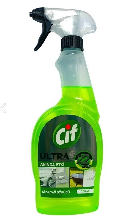 CIF SPRAY 750 ML ULTRA EFFECT DIRT AND OIL REMOVER*12