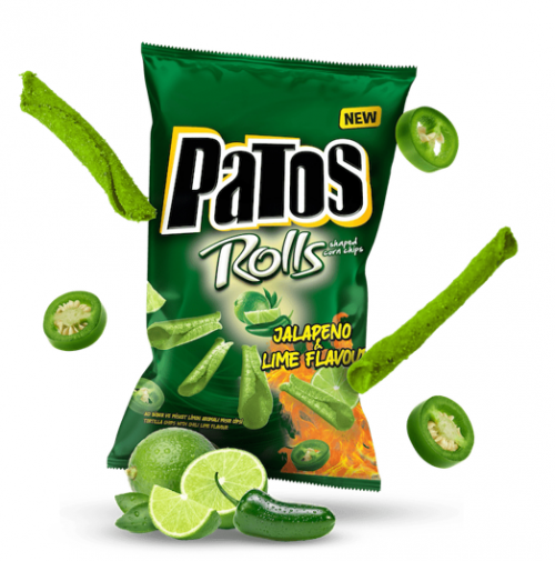 PATOS ROLLS JALEPONE LIME 109GR*24