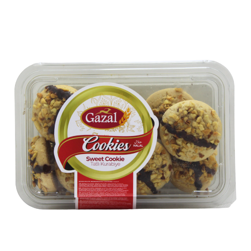 GAZAL 300 GR SWEET COOKIES PISTACHIO ZEBRA*20