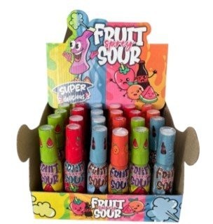 MEYVELİ 25 GR SPRAY CANDY*24