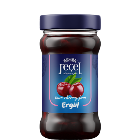 ERGÜL JAM 380 GR GLASS CHERRY*12