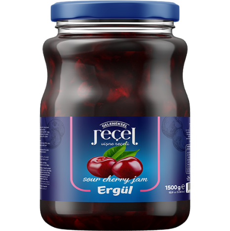 ERGÜL JAM 1500 GR GLASS CHERRY*6