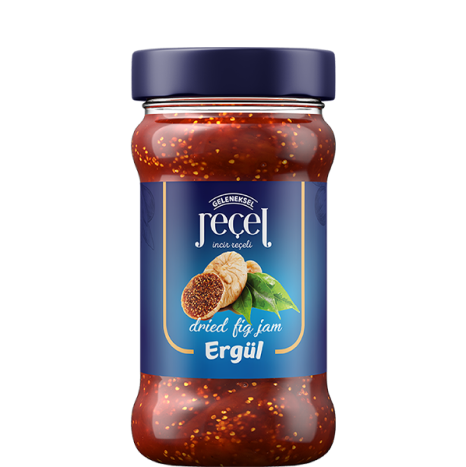 ERGÜL JAM 380 GR GLASS DRIED FIG *12