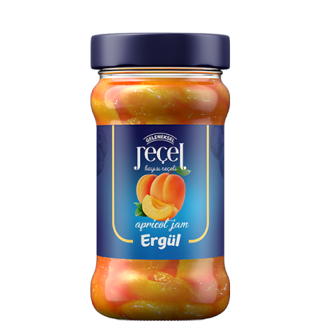 ERGÜL JAM 380 GR GLASS APRICOT*12