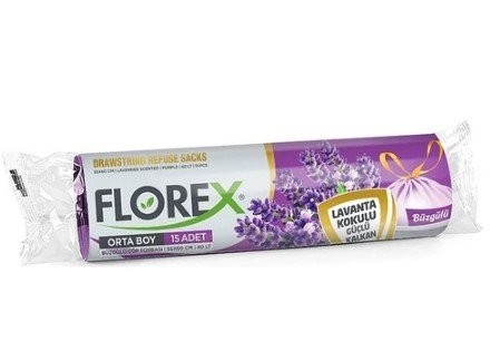 FLOREX STD LAVENDER SCENTED STRAPPED LARGE*25