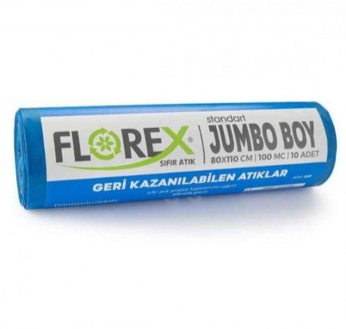 FLOREX BLUE RECYCLABLE WASTE PRINTED*10