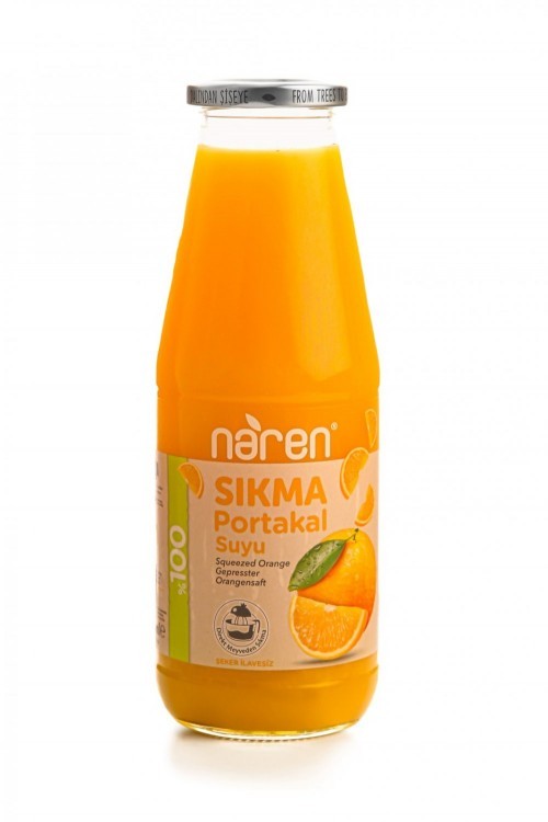 NAREN 720 ML 100% ORANGE JUICE*6