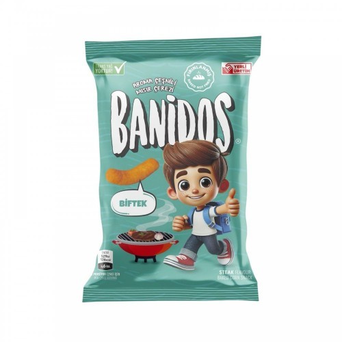 BANIDOS 18 GR CORN CHIPS STEAK*60