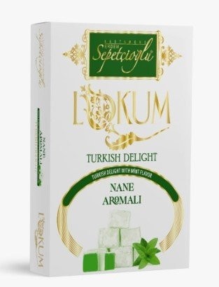 SEPETÇİOĞLU 270GR MINT FLAVOURED TURKISH DELIGHT*12