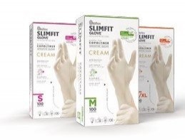 REFLEX SLIMFIT 100 PCS CREAM (S) GLOVE*20