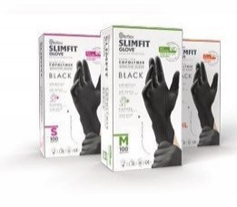REFLEX SLIMFIT 100 PIECE BLACK (L/XL) GLOVES*20