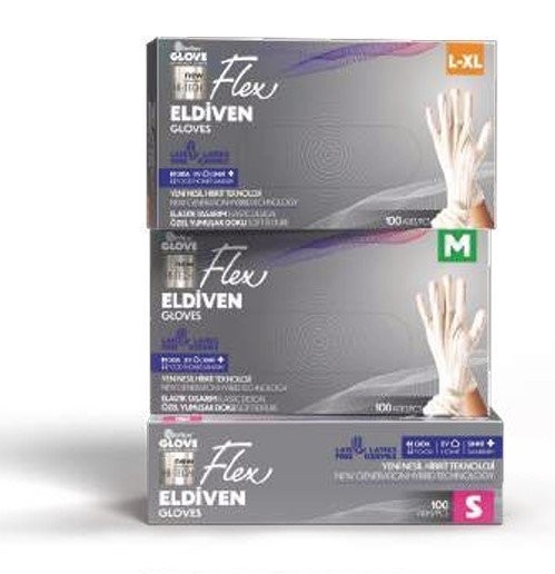 REFLEX FLEX 100 PCS WHITE (L/XL) GLOVES*20