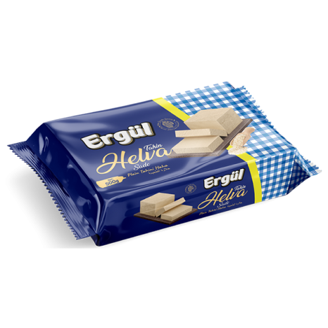ERGÜL 500 GR PLAIN TAHIN HALVA*12