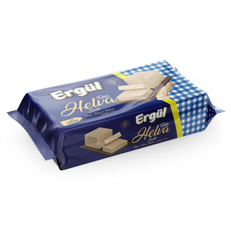 ERGÜL 1000 GR PLAIN TAHIN HALVA*8