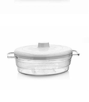 TIM 203 OVAL CRYSTAL POT 1L*24