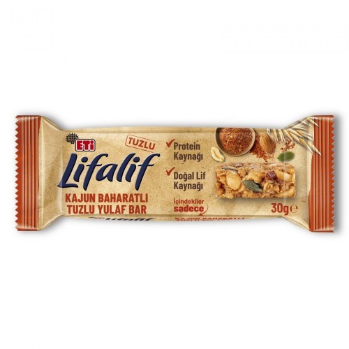 ETİ (5481181) LIFALIF SALTED CAJUN BAR 30 GR*16