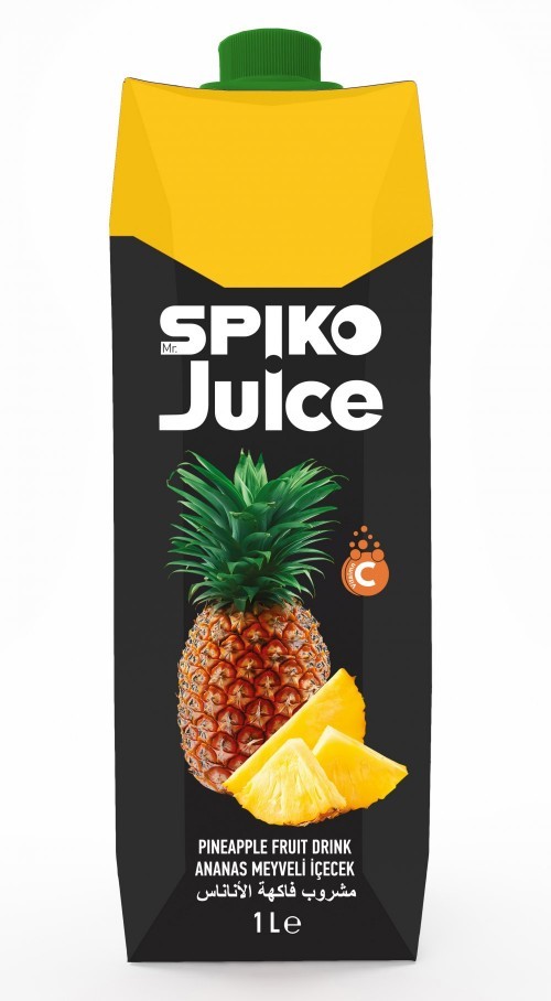 SPIKO JUICE 1 LT FRUIT JUICE PINEAPPLE*12