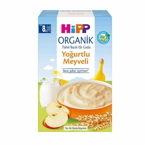 HIPP ORGANIC 250 GR YOGURT AND FRUIT CEREAL*8