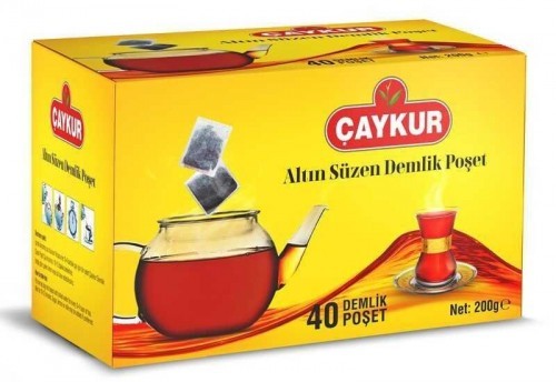 ÇAYKUR ALTIN FILTERING TEA POT 200 GR BAG * 16