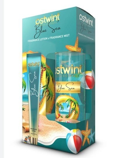 OSTWINT 200 ML BODY SPRAY + 50 ML LOTION BLUE SEA * 24
