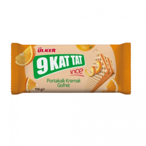 ÜLKER (853-05) 9-KAT TAT FINE FLAVORED ORANGE 114g *16