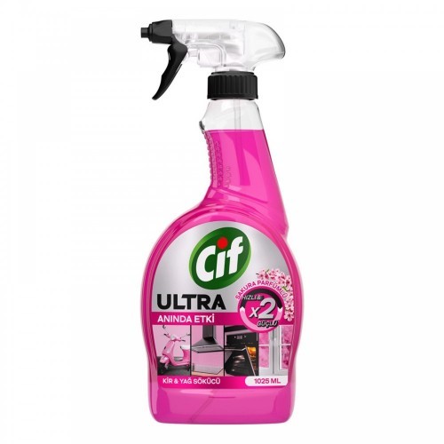 CIF SPRAY 750ML ULTRA DIRT & OIL REMOVER SAKURA*12