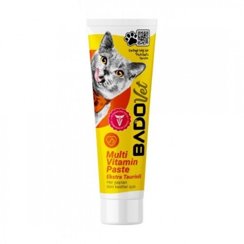 BADO 100 GR TUBE CAT NUTRITIONAL SUPPLEMENT MULTIVITAMINE PASTE*12