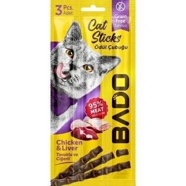 BADO 15 GR CAT REWARD STICK WITH CHICKEN AND LIVER*24