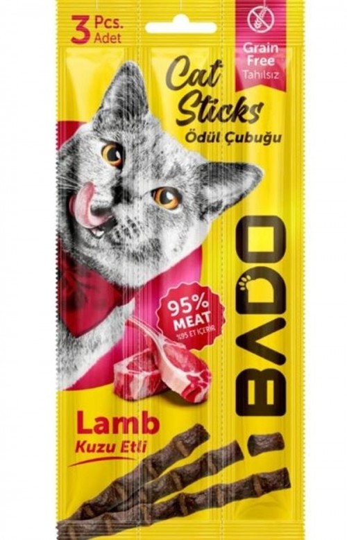 BADO 15 GR CAT REWARD STICK WITH LAMB*24