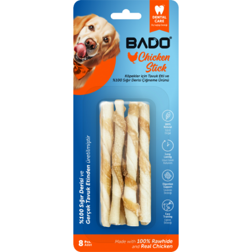 BADO TWİST STICKS WITH CHICKEN 8 PIECES * 12