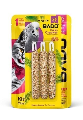 BADO BUDGET CRACKERS 105 GR WITH HONEY*10