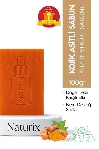 NATURİX 100 GR KOJIC ACID SOAP*12