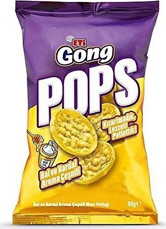 ETİ (7130504)GONG POPS HONEY MUSTARD 80GR*10