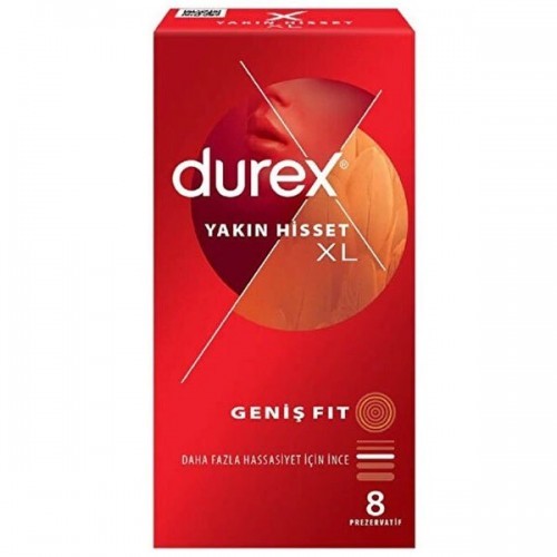 DUREX CONDOMS 16 PCS CLOSE FEEL SLIM FIT*6