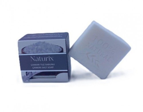 NATURİX 125 GR SQUARE SOAP SALT*24