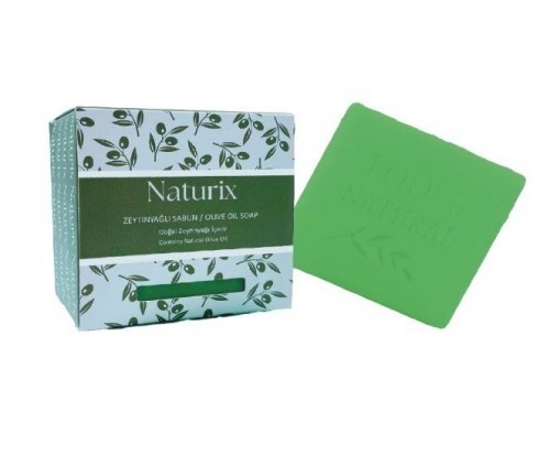 NATURIX 125 GR SQUARE SOAP WITH OLIVE OIL*24