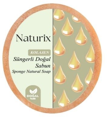 NATURIX 150 GR SPONGE SOAP COLLAGEN*24
