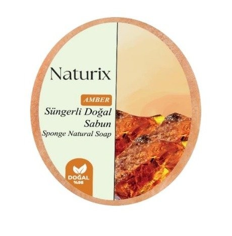 NATURIX 150 GR SPONGE SOAP AMBER*24