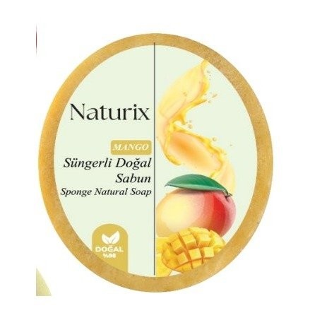 NATURIX 150 GR SPONGE SOAP MANGO*24