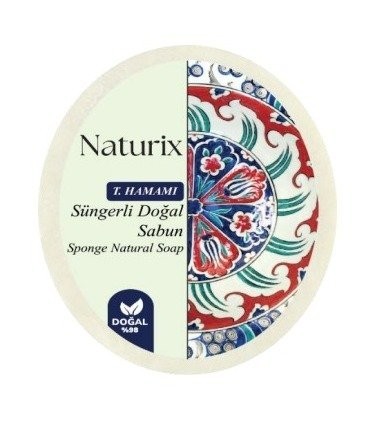 NATURIX 150 GR SPONGE SOAP TURKISH BATH*24