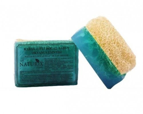 NATURIX 130 GR PUMPKIN SPONGE SOAP OCEAN*24